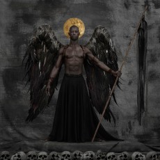 RANCINAN Gérard, Le Destins des Hommes - Le Guerrier, tirage argentique monté sous Diasec, bord aluminium noir, 125 x 125 cm.